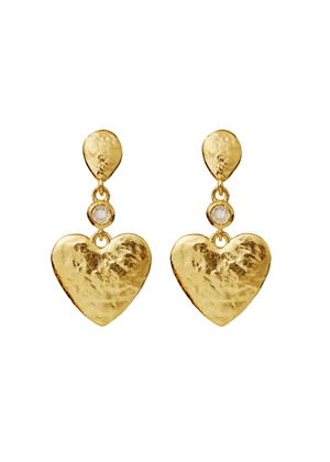 Adeleide earrings Forgyldt Maanesten